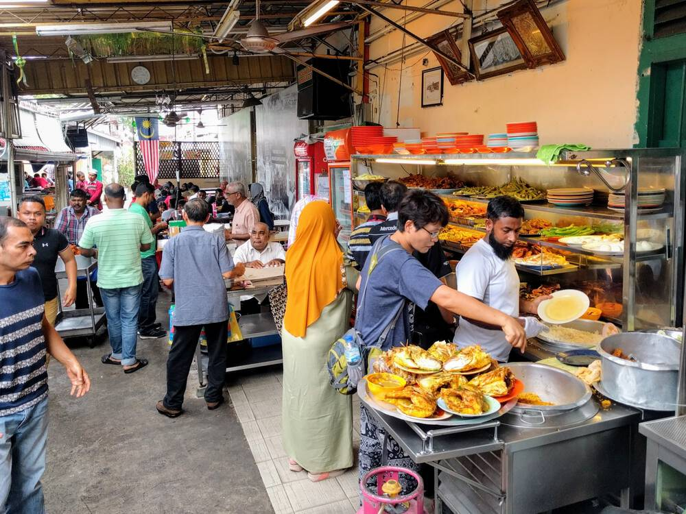 Where to Eat in Penang Island Like a Local-Line Clear Nasi Kandar
